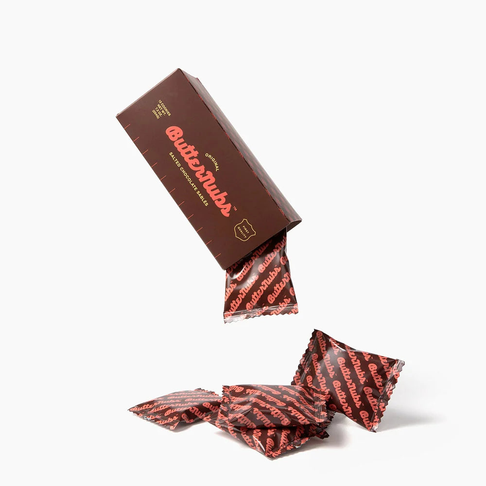Butternubs Salted Chocolate Sablé Cookies