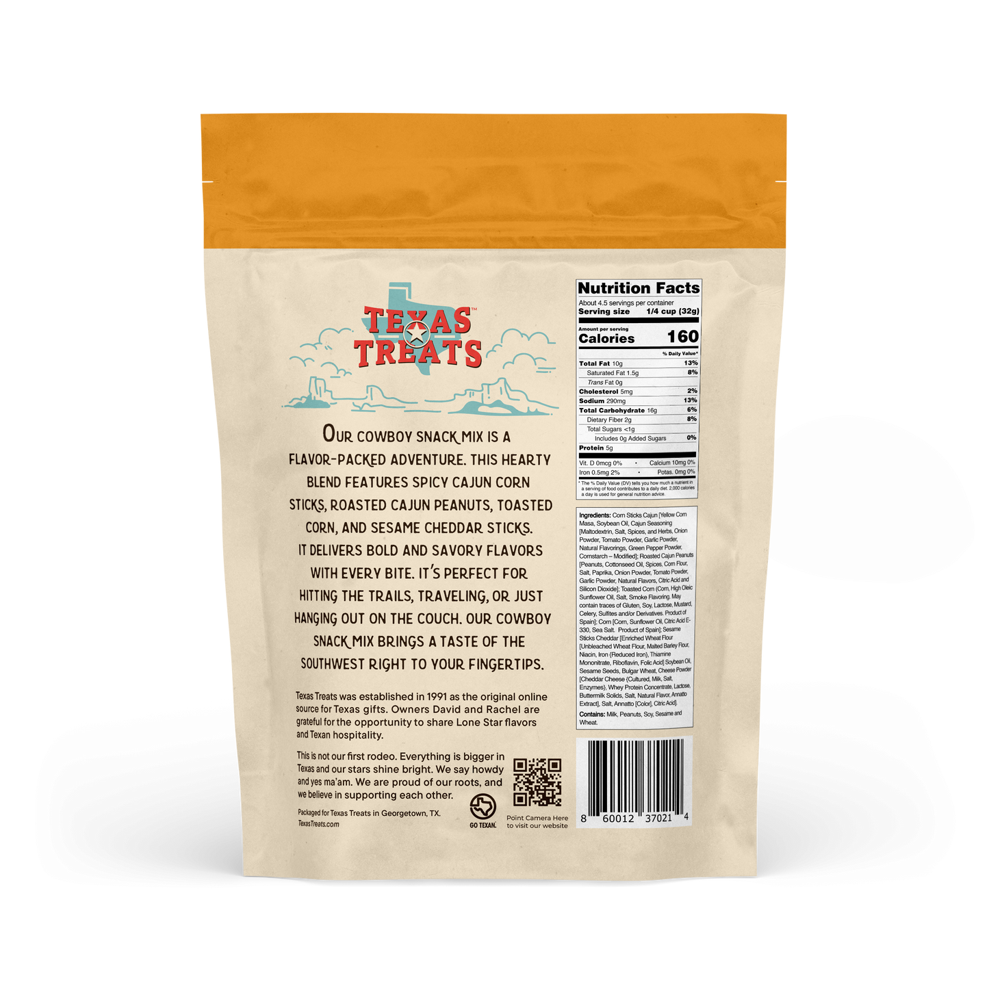 Cowboy Snack Mix 3oz: A Little Heat & A Lot Of Crunch