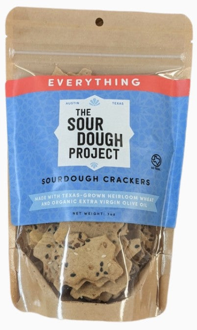 Everything Sourdough Crackers 3oz.