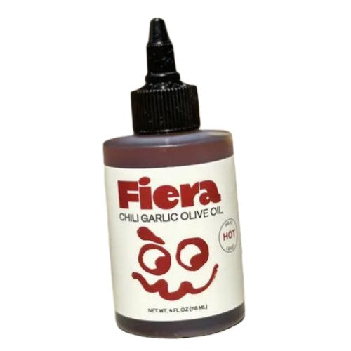 Fiera Chili Garlic Olive Oil, Hot, 4oz.