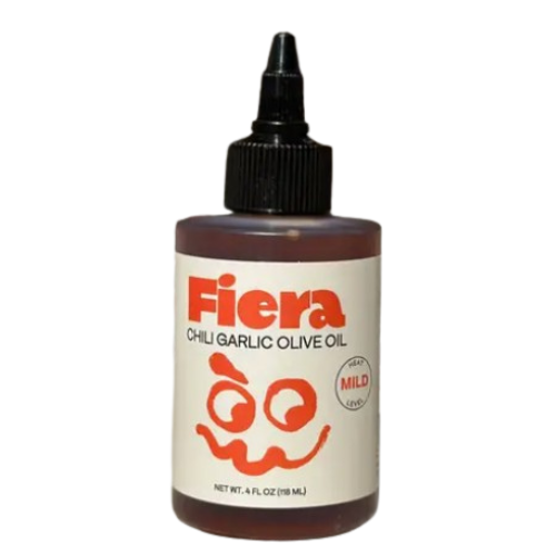 Fiera Chili Garlic Olive Oil, Mild, 4oz.
