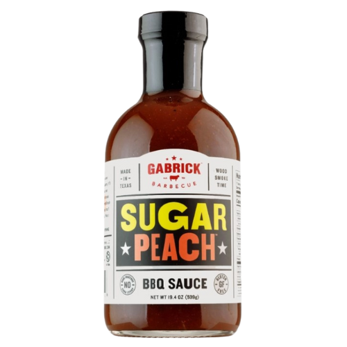 Gabrick Sugar Peach BBQ Sauce 19.4oz.