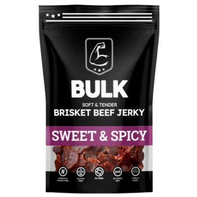 Brisket Beef Jerky Sweet & Spicy Flavor - All Natural 2.25oz.