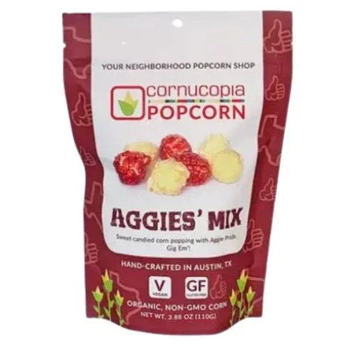 Aggies' Mix Popcorn 6oz. - Texas Treats