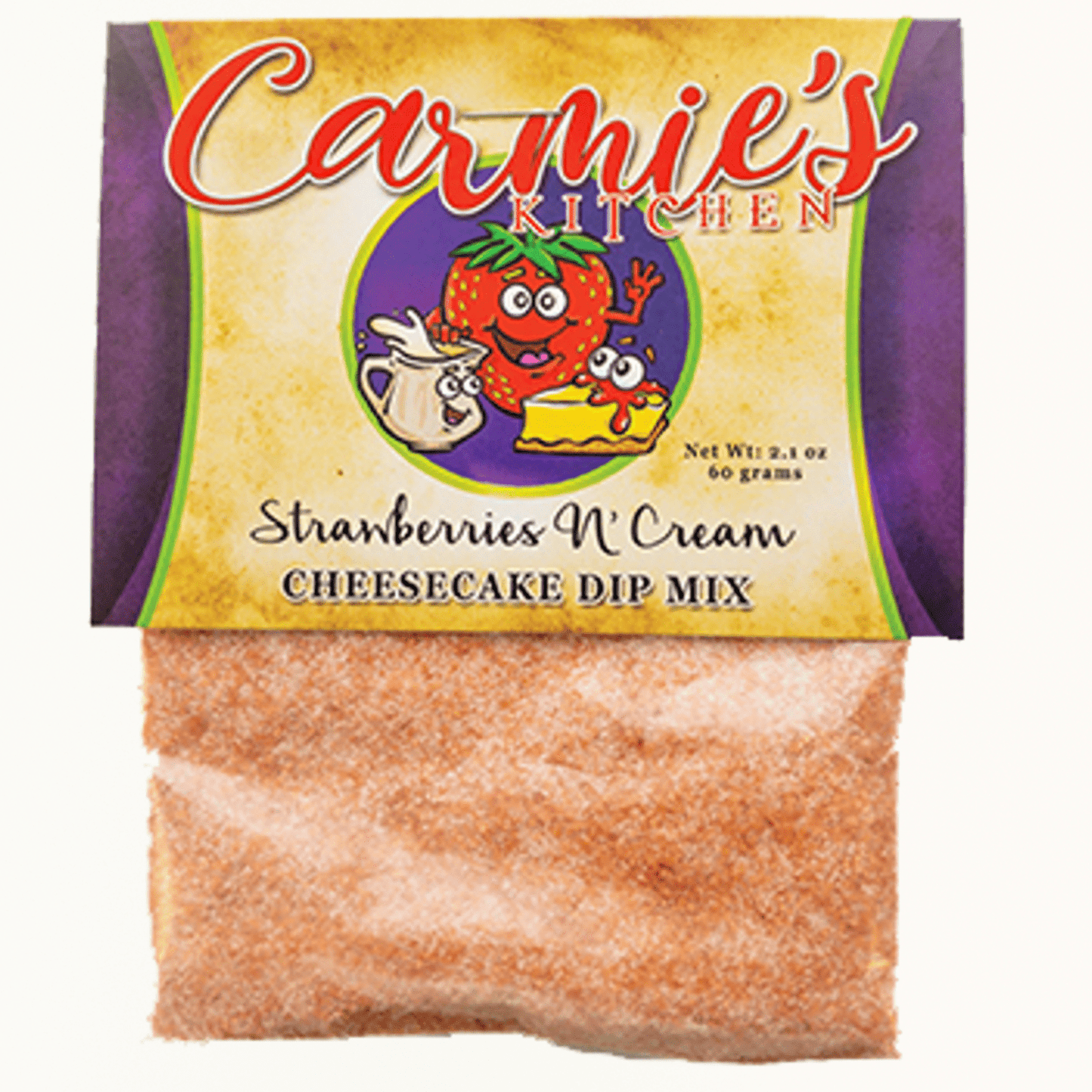 Carmie's Kitchen Strawberries N Cream Dip Mix - Texas Treats