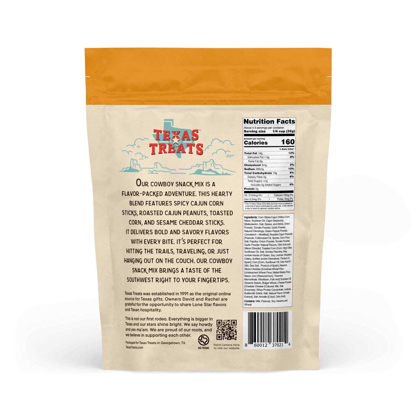Cowboy Snack Mix 3oz: A Little Heat & A Lot Of Crunch - Texas Treats