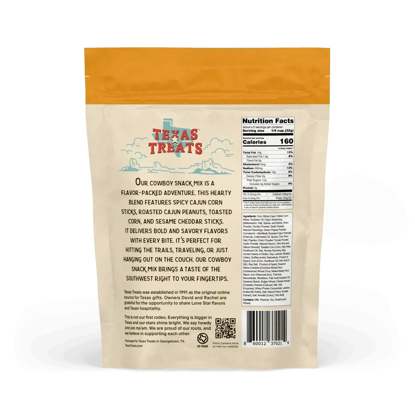 Cowboy Snack Mix 3oz: A Little Heat & A Lot Of Crunch - Texas Treats