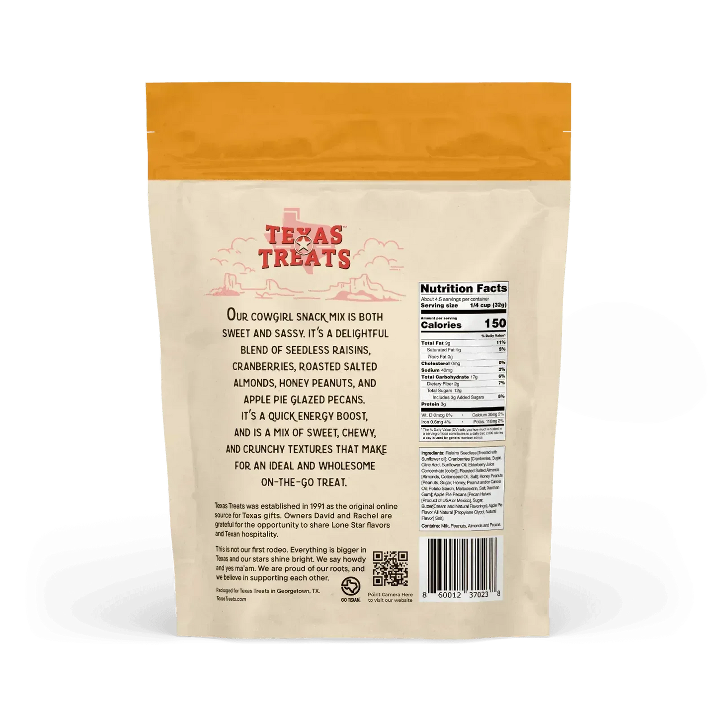 Cowgirl Snack Mix 3oz: Packed With Vitamin-Rich Antioxidants - Texas Treats