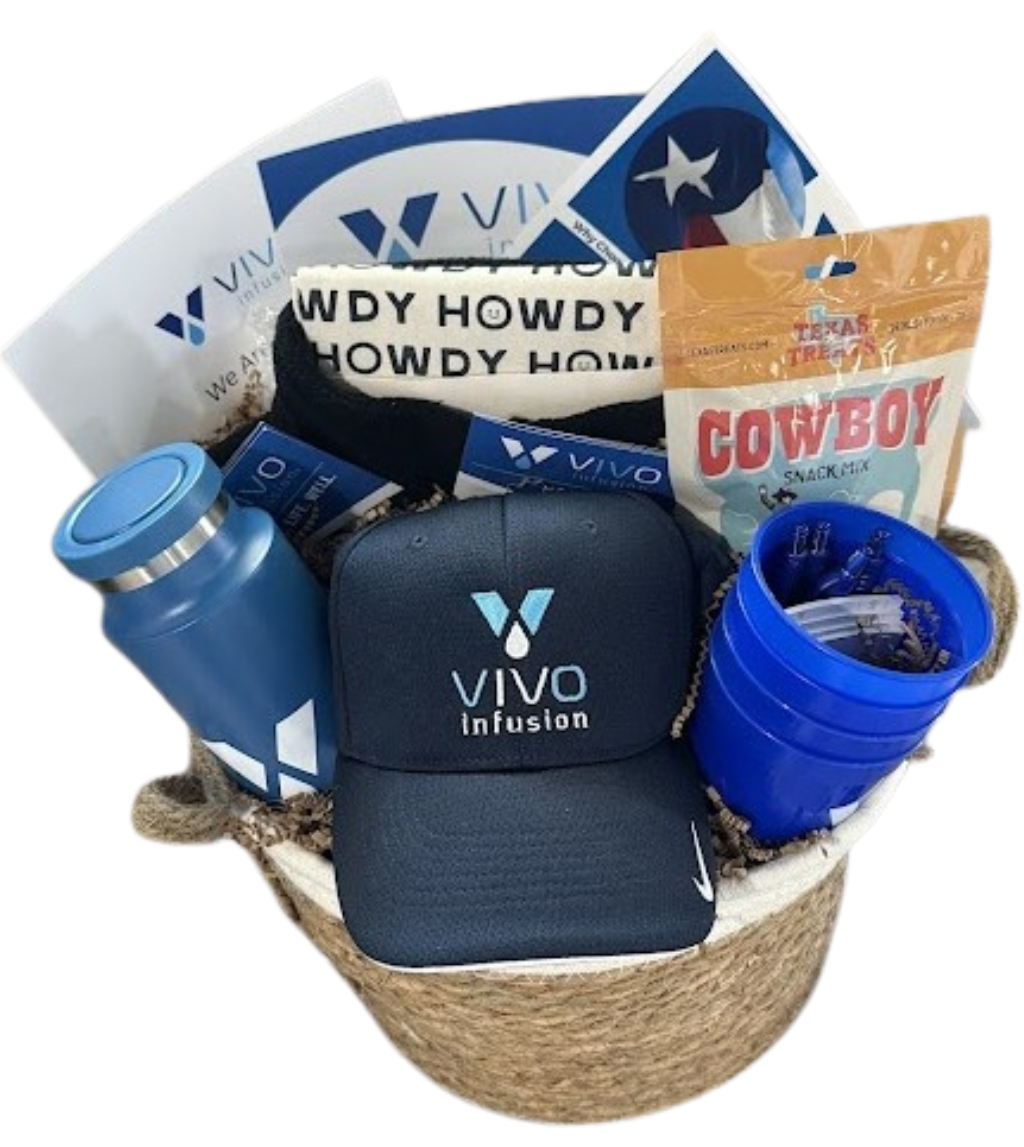 Expensive looking gift basket