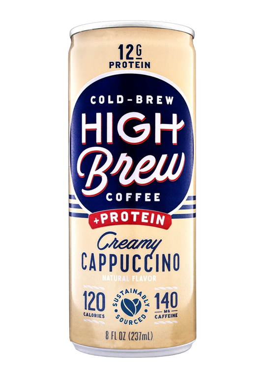 Creamy Cappuccino + Protein High Brew Coffee