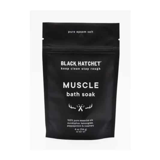 Black Hatchet muscle bath soak – include this in a custom gift box today.