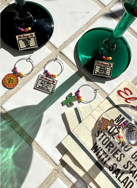 El Arroyo Tex Mex Drink Charms, Set of 6