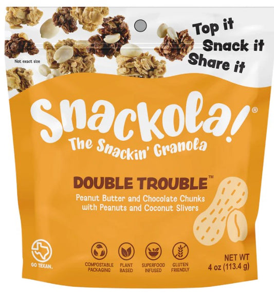 Double Trouble Snackola Granola 4oz.
