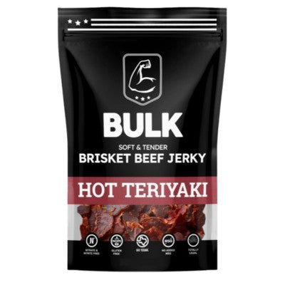 Brisket Beef Jerky Hot Teriyaki Flavor - All Natural 2.25oz.