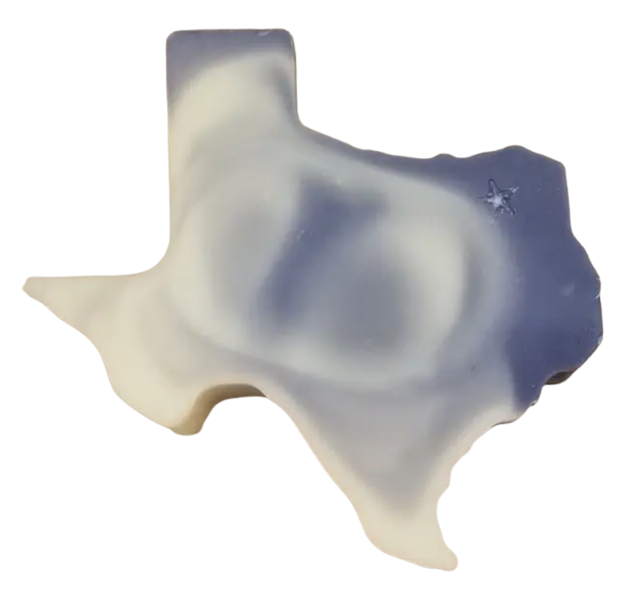 Lavender Goat Milk Soap Texas Shape 3.5 oz.