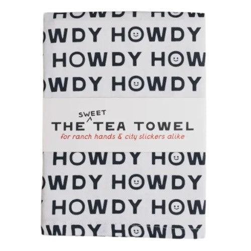 Howdy Tea Towel