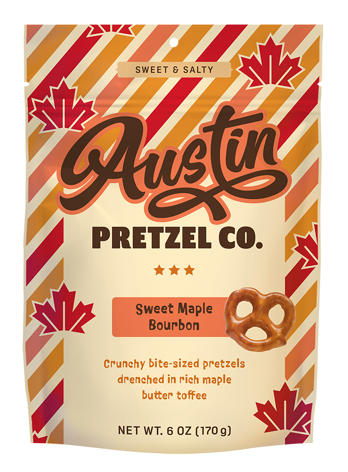 Sweet Maple Bourbon Pretzels Co. 6oz.
