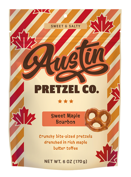 Sweet Maple Bourbon Pretzels Co. 6oz.