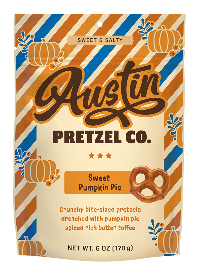 Sweet Pumpkin Pie Pretzels Co. 6oz.