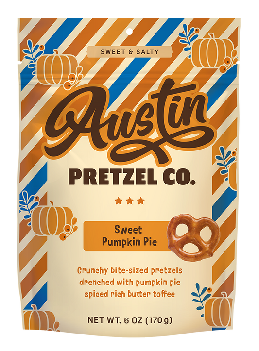 Sweet Pumpkin Pie Pretzels Co. 6oz.