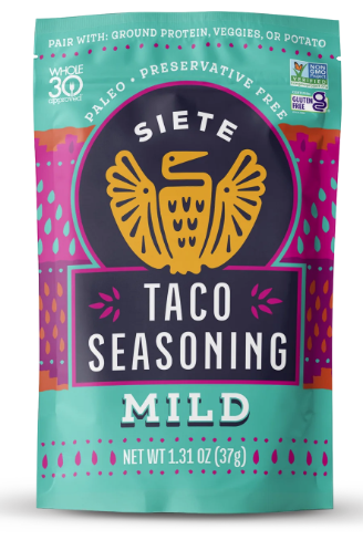 Siete Mild Taco Seasoning