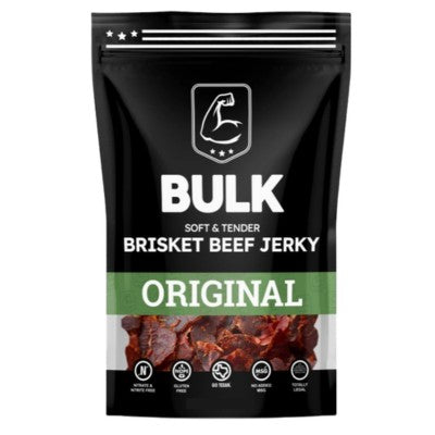 Original Texas Beef Brisket Jerky 2.25oz pouch — all-natural, no nitrates or MSG
