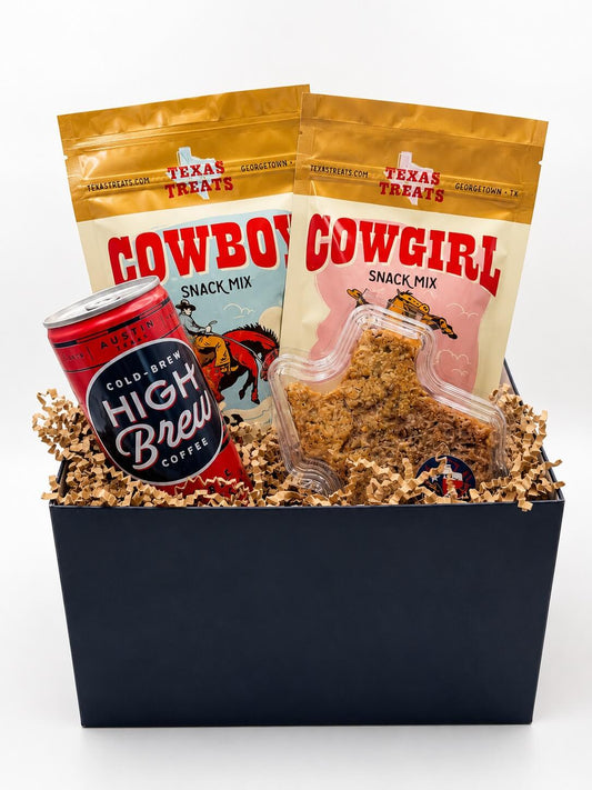 Texas Coffee Break corporate Gift basket