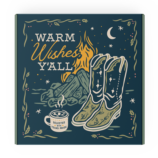 Warm Wishes Y'all Gift Box Large