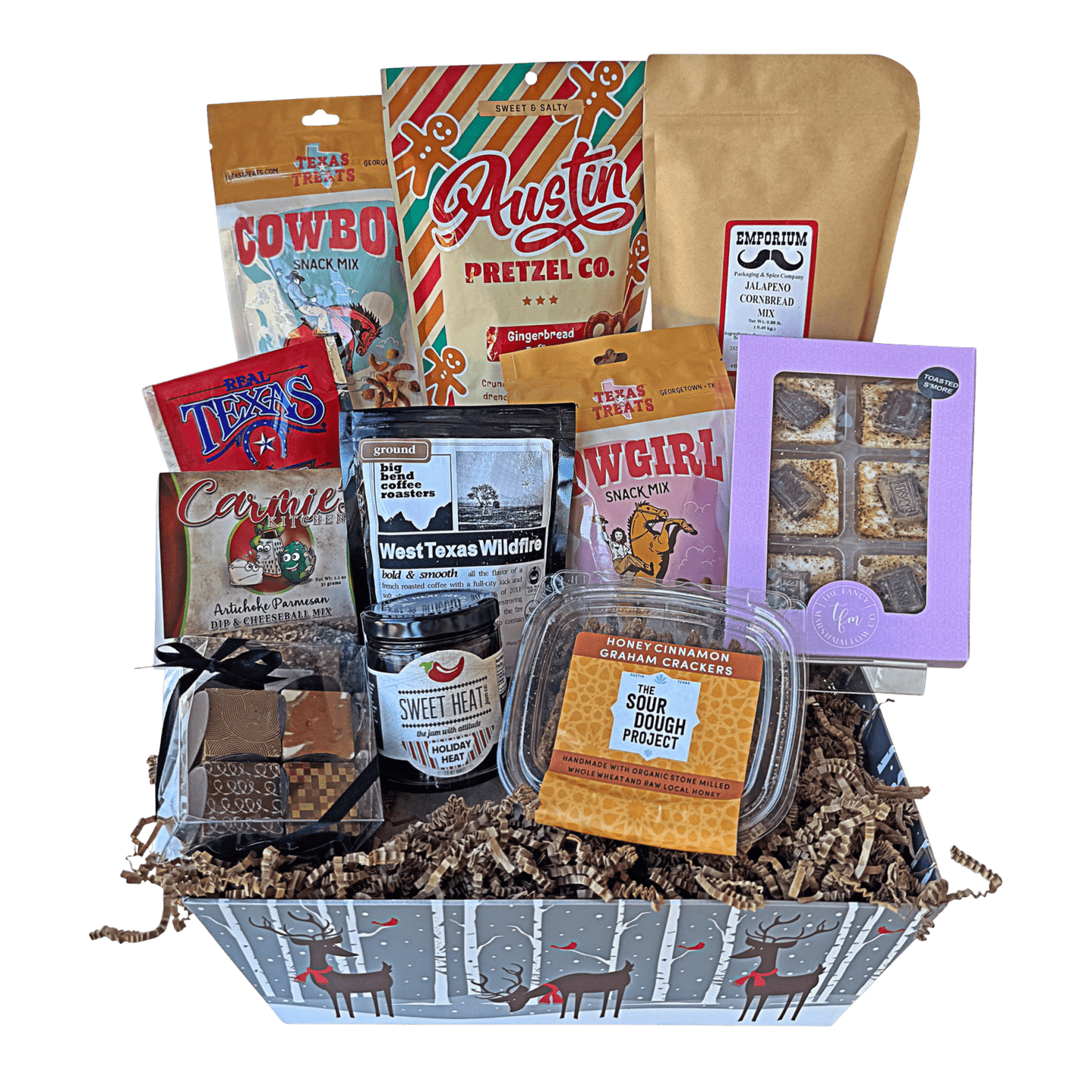 All I Want for Christmas is to be a Texan Gift Basket - Texas Treats