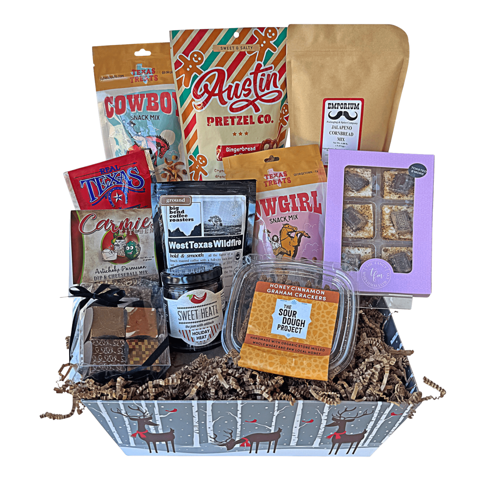 All I Want for Christmas is to be a Texan Gift Basket - Texas Treats