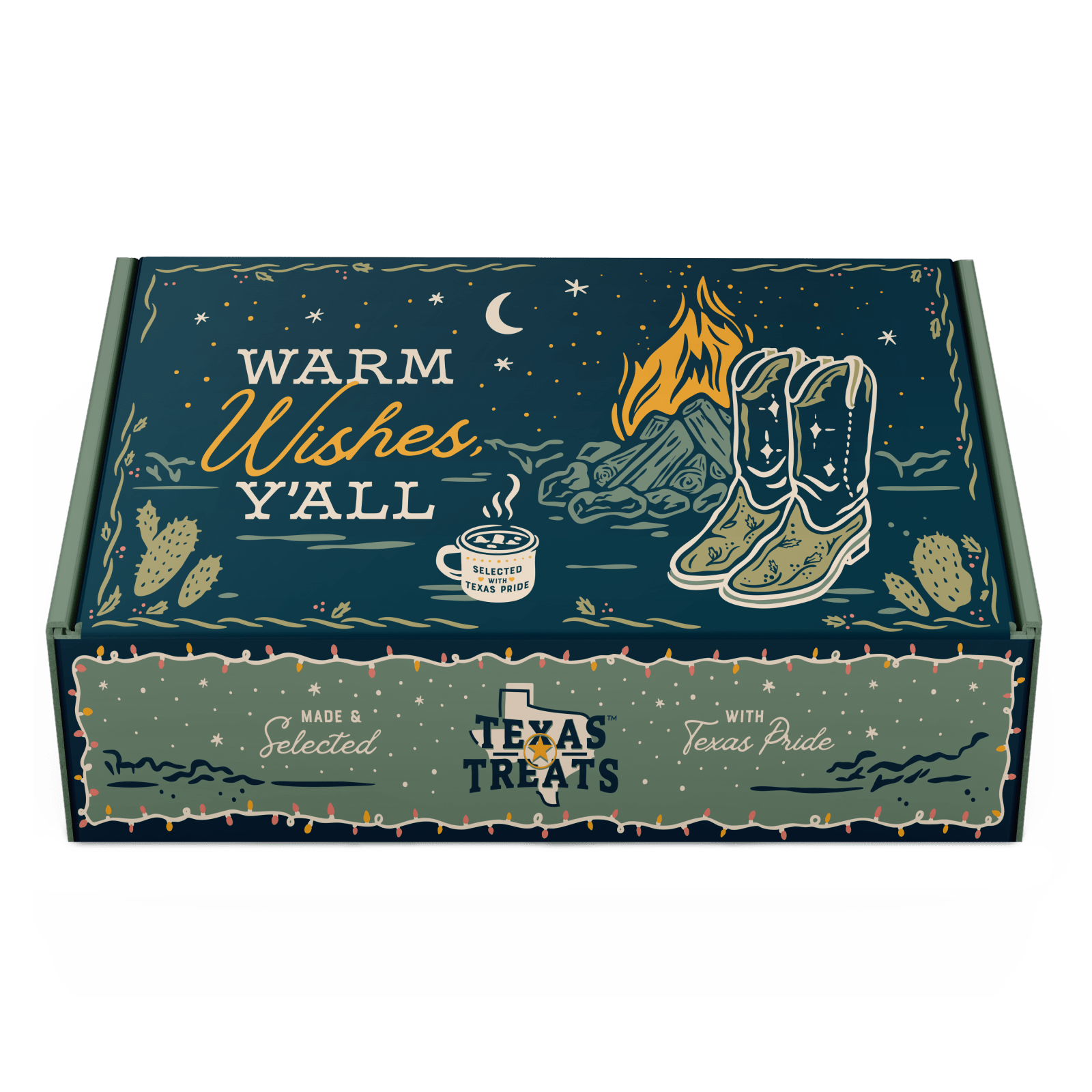 Warm Wishes Y'all Gift Box Large
