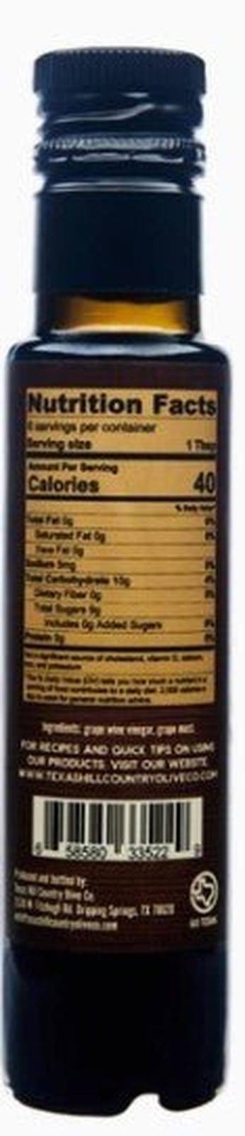 Bourbon Reserve Balsamic Vinegar 100 ml - Texas Treats