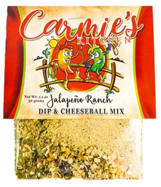 Carmie's Kitchen Jalapeno Ranch Dip Mix - Texas Treats