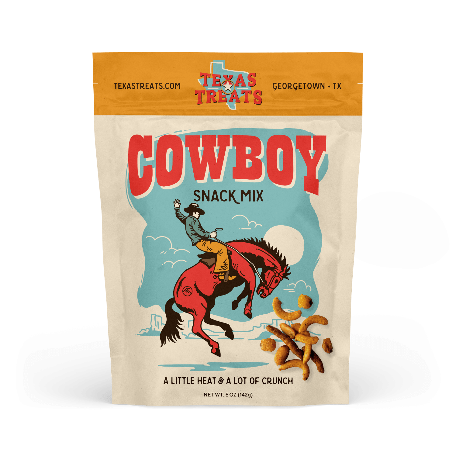 Cowboy Snack Mix 3oz: A Little Heat & A Lot Of Crunch - Texas Treats