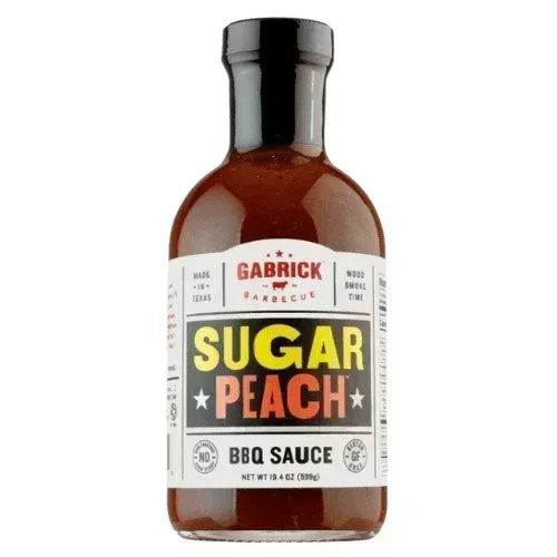 Gabrick Sugar Peach BBQ Sauce 19.4oz. - Texas Treats