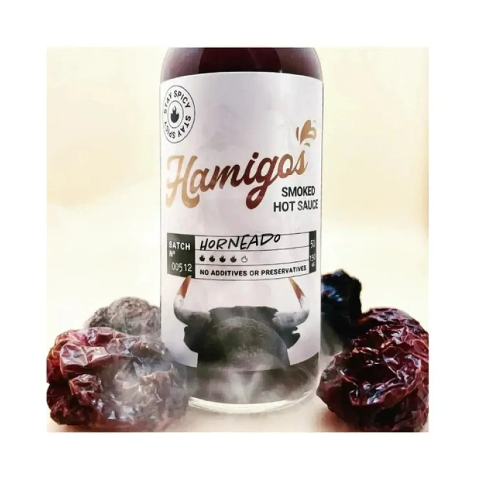 Hamigos Hot Sauce, Horneado, Smoked Hot Sauce - Texas Treats
