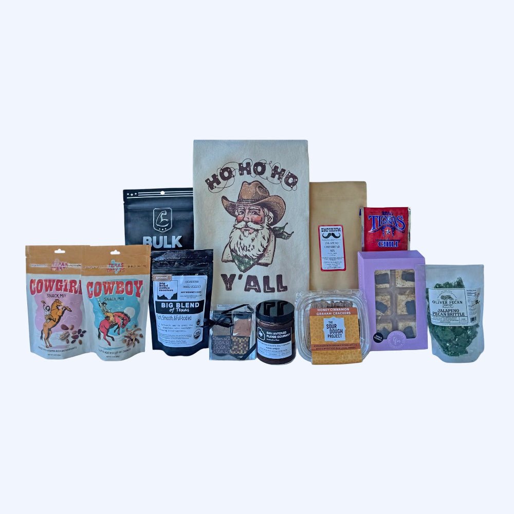Howdy Holidays Y'all Gift Basket - Texas Treats