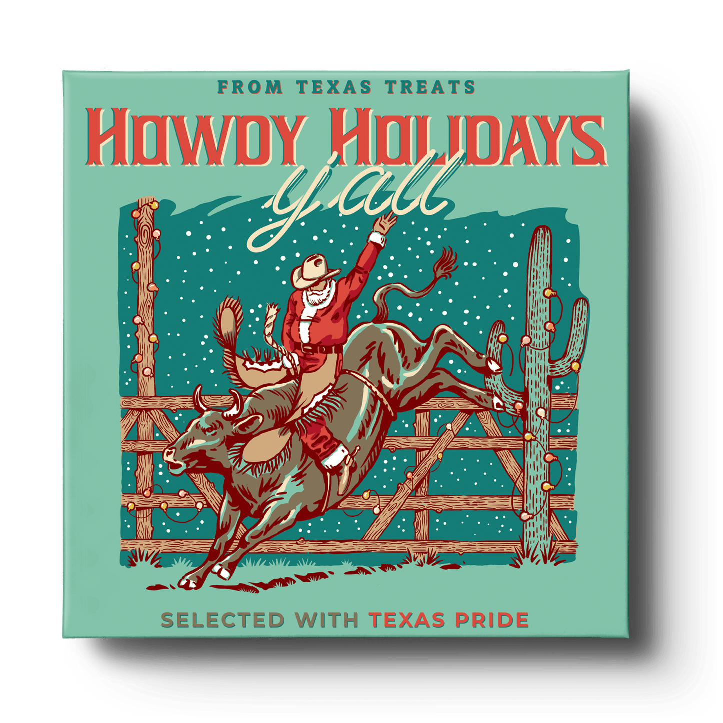 Howdy Holidays Y'all Gifts Box - Texas Treats