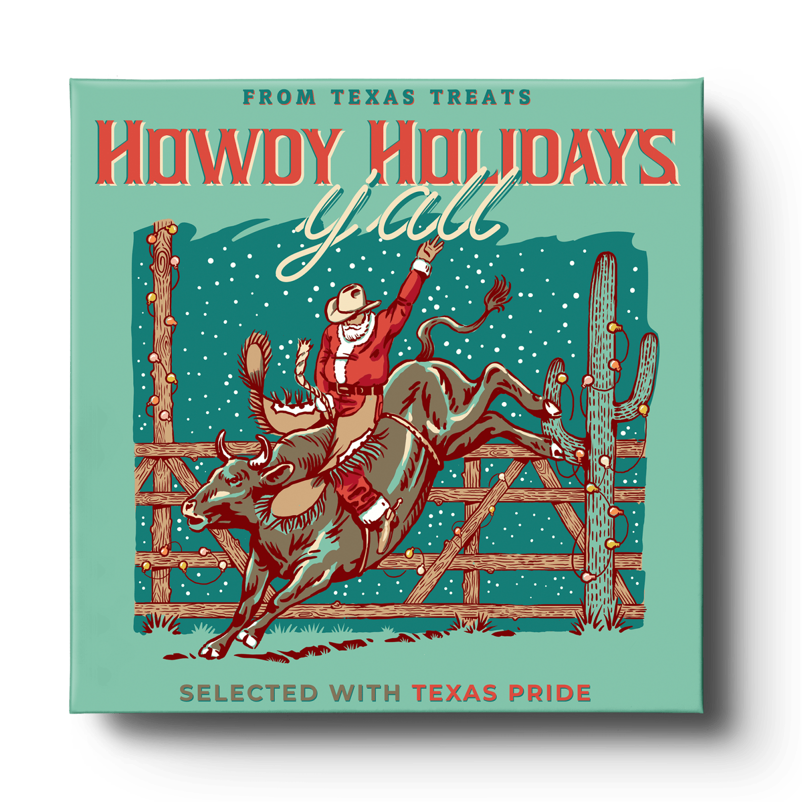 Howdy Holidays Y'all Gifts Box - Texas Treats