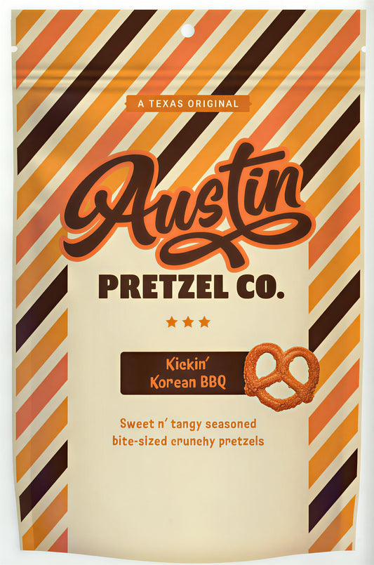 Kickin’ Korean BBQ Austin Pretzels Co. 6oz. - Texas Treats