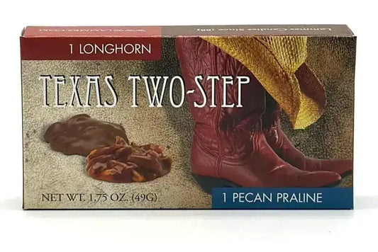 Lammes Texas Two - Step Longhorn and Pecan Praline Chocolates - Texas Treats