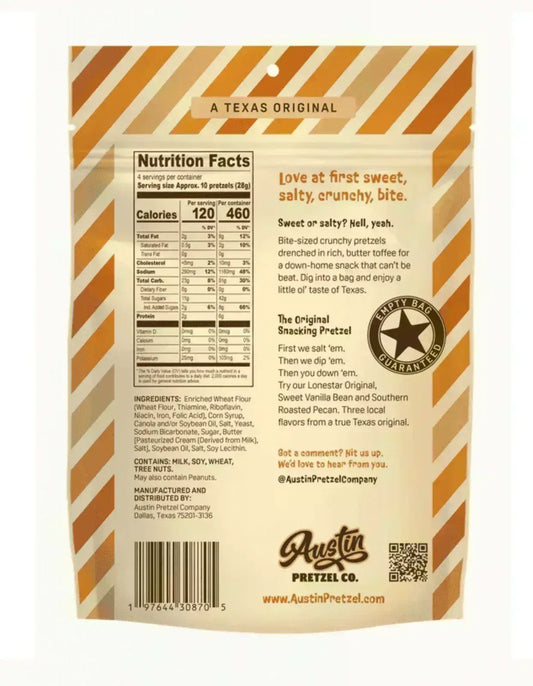 Lonestar Original Austin Pretzels Co. 4oz.