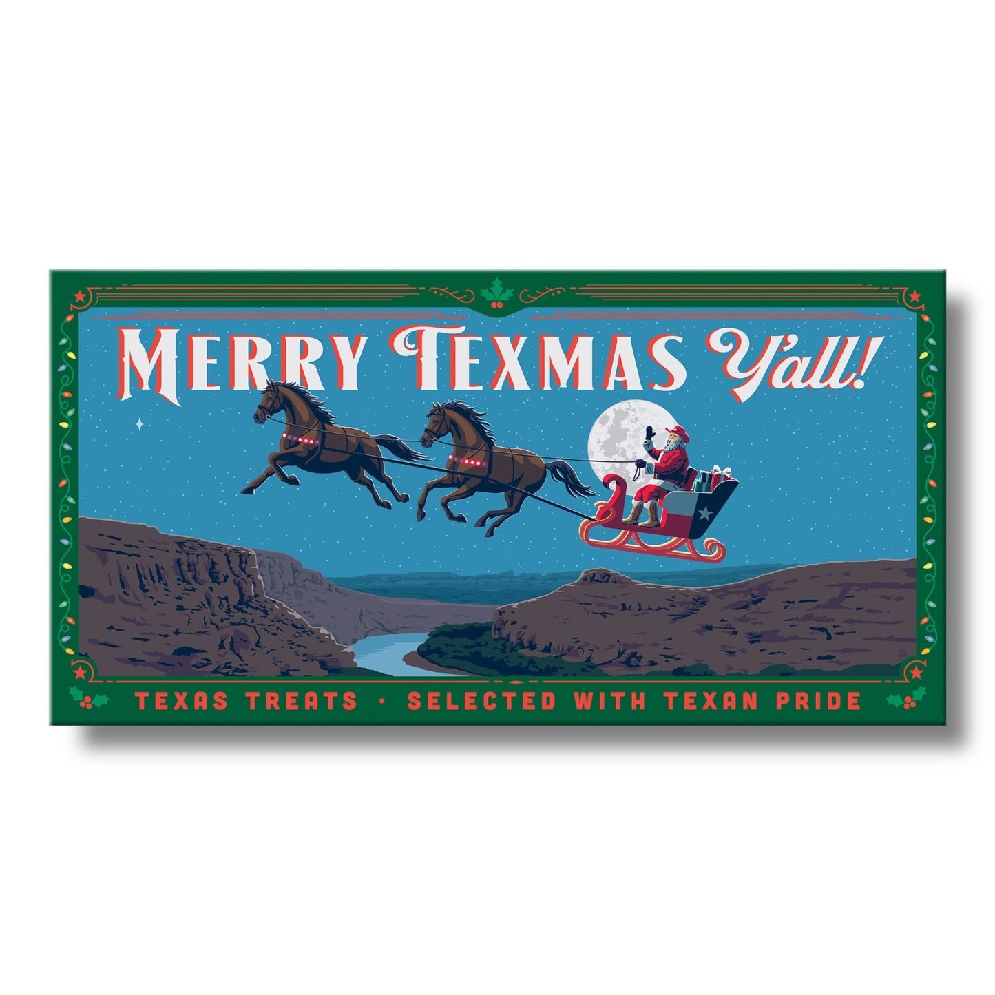 Merry Texmas Y'all Large Box - Texas Treats