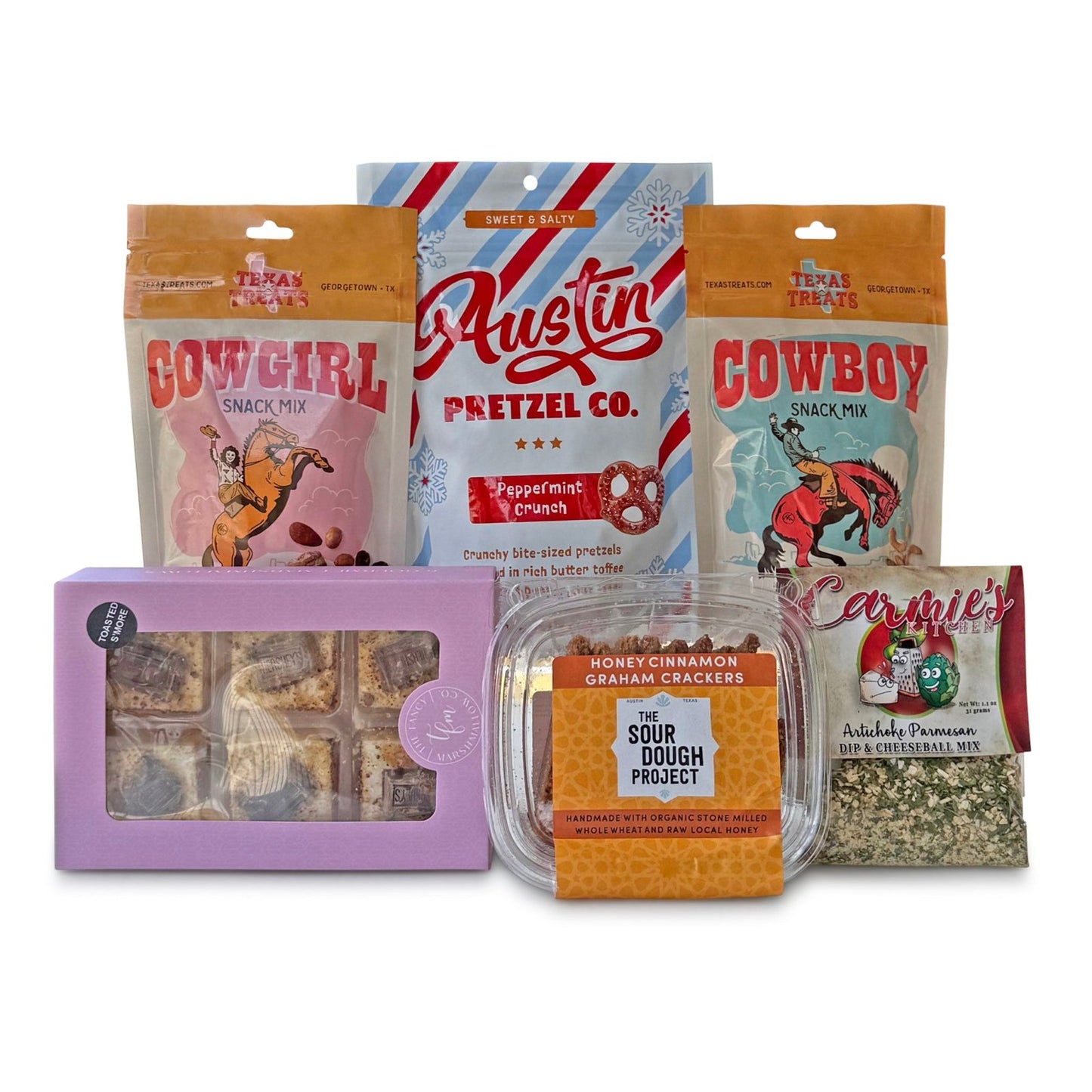 Santa is from Texas Gift Basket - Texas Treats