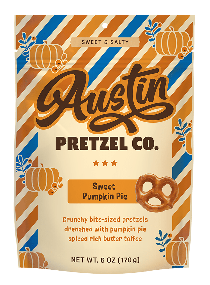 Sweet Pumpkin Pie Pretzels Co. 6oz. - Texas Treats