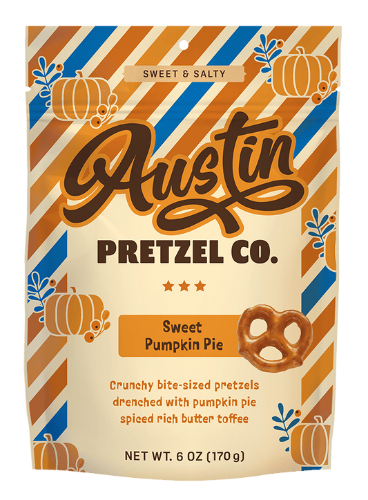 Sweet Pumpkin Pie Pretzels Co. 6oz. - Texas Treats