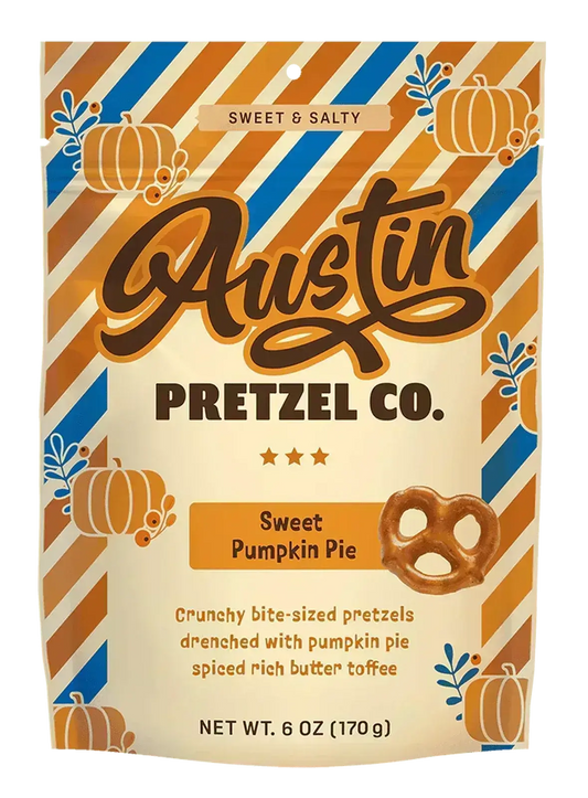 Sweet Pumpkin Pie Pretzels Co. 6oz. - Texas Treats