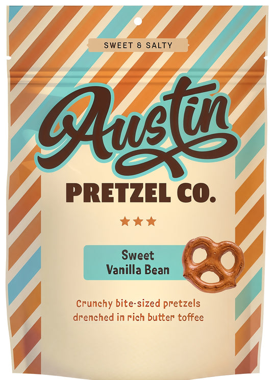 Sweet Vanilla Bean Austin Pretzels Co. 4oz.