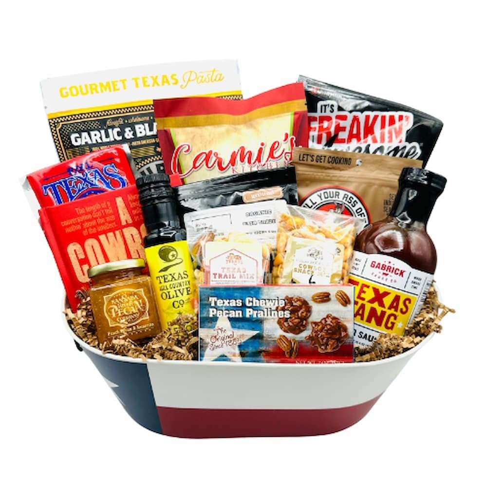 Texas Cattle Drive Gift Basket - Texas Treats