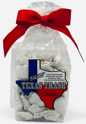 Texas trash white chocolate-flavored coating